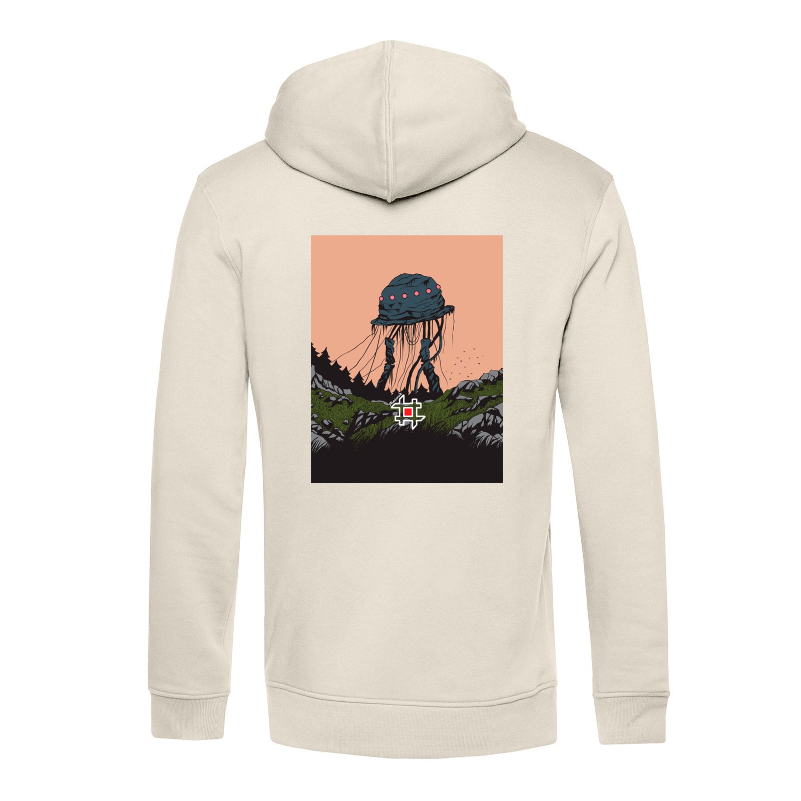 Felpa con cappuccio Off White I WANT TO BELIEVE - Ufo