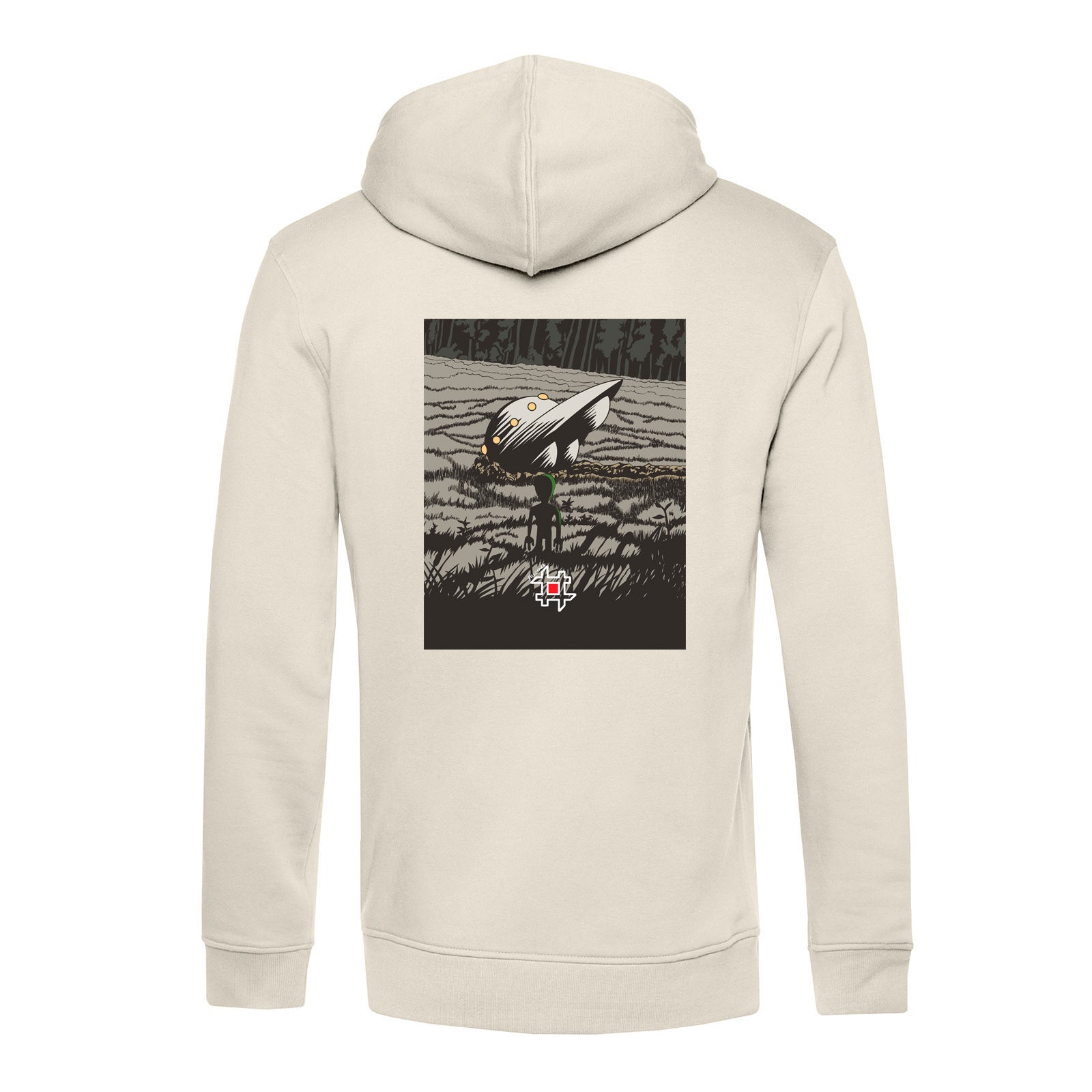 Felpa con cappuccio Off White I WANT TO BELIEVE - Visitor