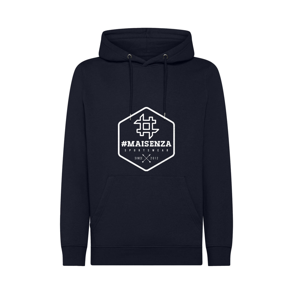 Box Logo hoodie Blu navy - Maisenza # Forte dei Marmi