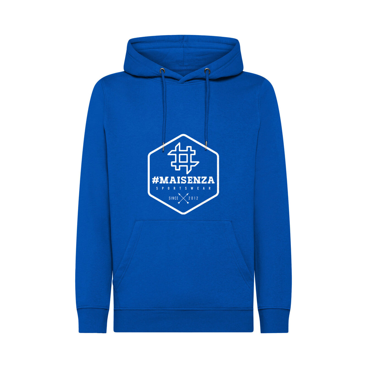 Box Logo hoodie Blu royal - Maisenza # Forte dei Marmi
