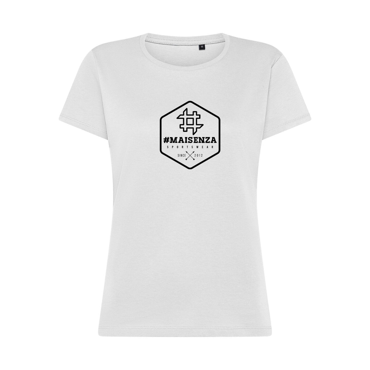 Box logo tee donna - Bianco, fronte