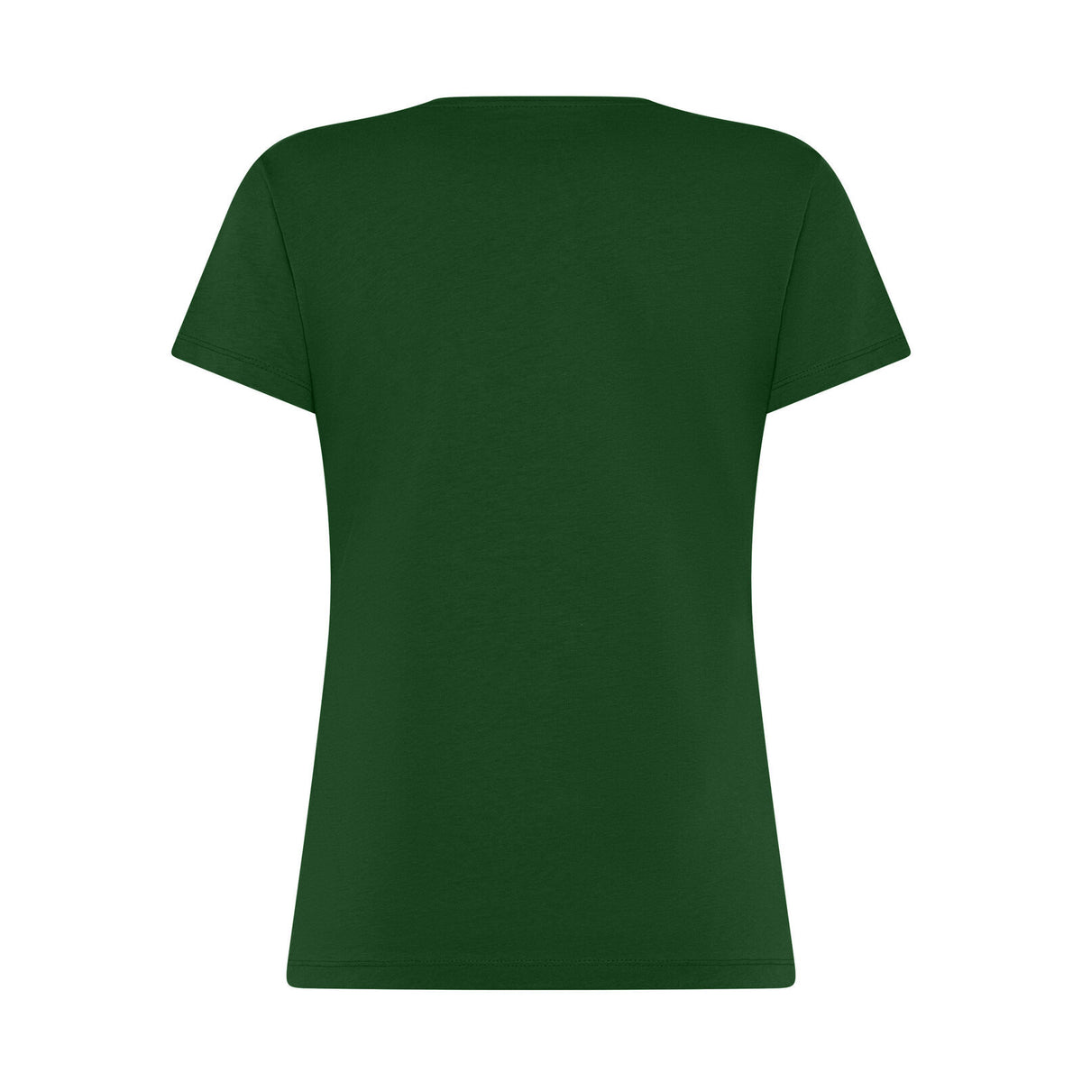 Box logo tee donna - Verde foresta, retro