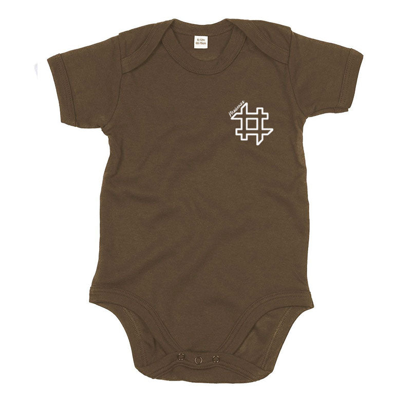 Body neonato #FDM - Marrone
