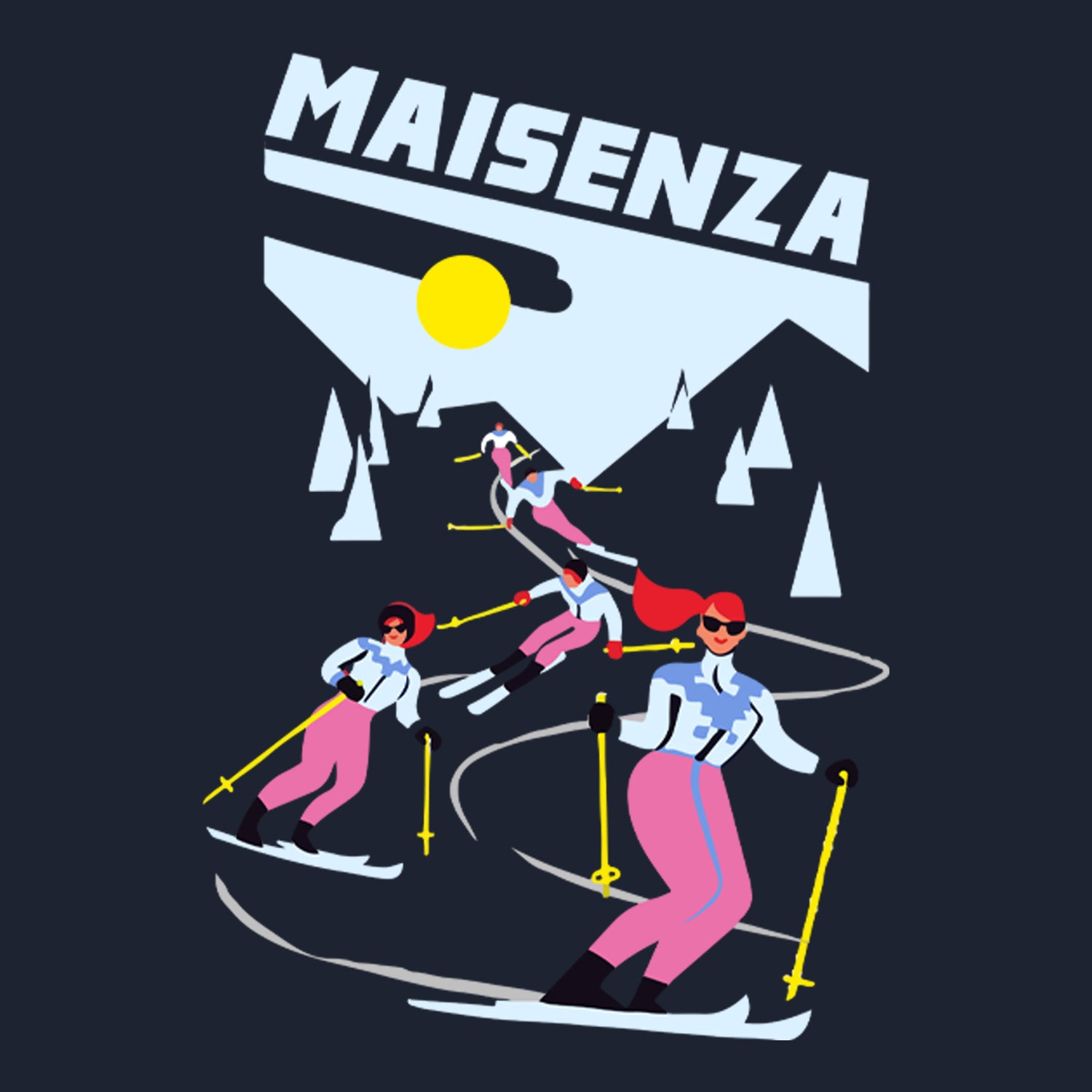 T-shirt Maisenza # Cortina Tee - Navy