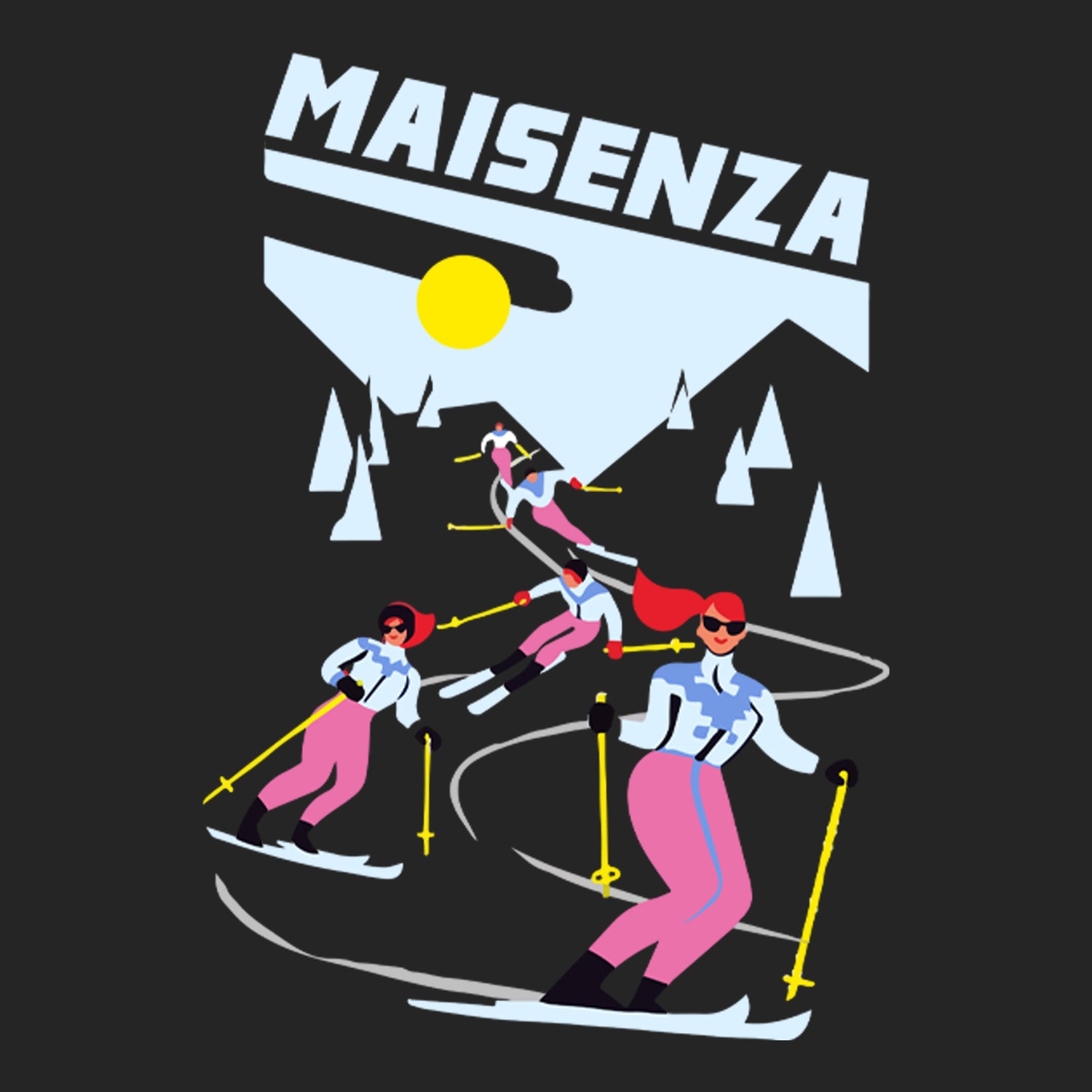 T-shirt Maisenza # Cortina Tee - Nero
