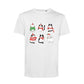 T-Shirt Stampata Natalizia - Christmas Cats