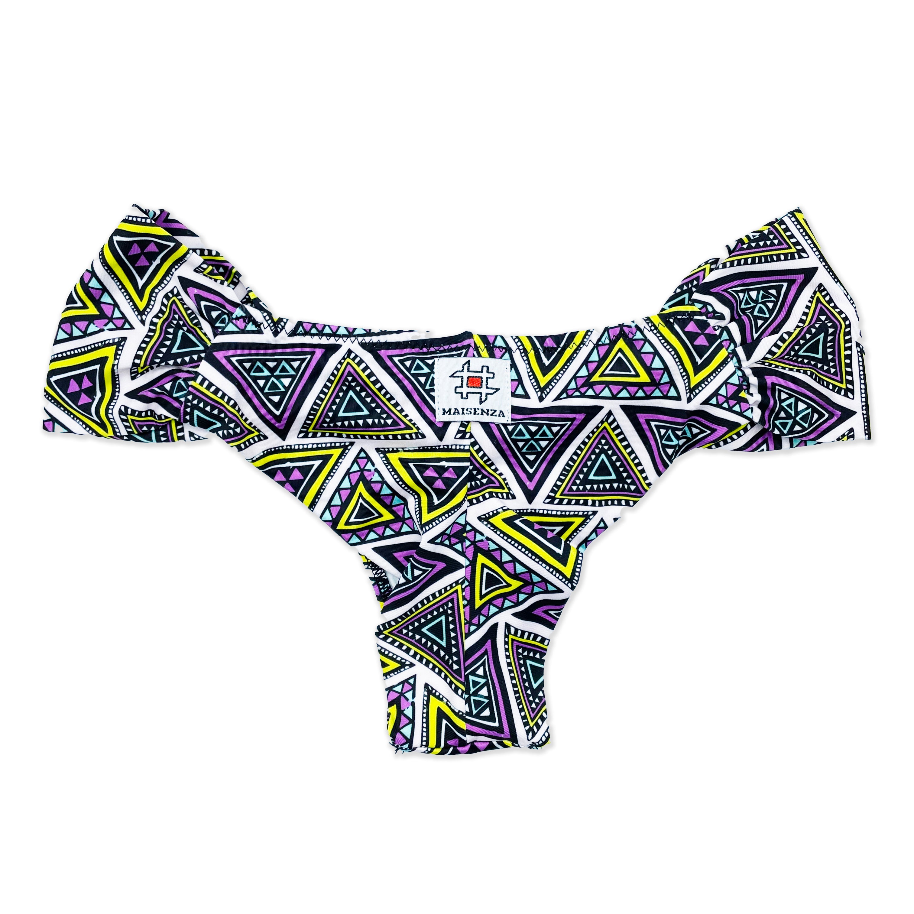 Monokini Fascia - Mosaico rosa