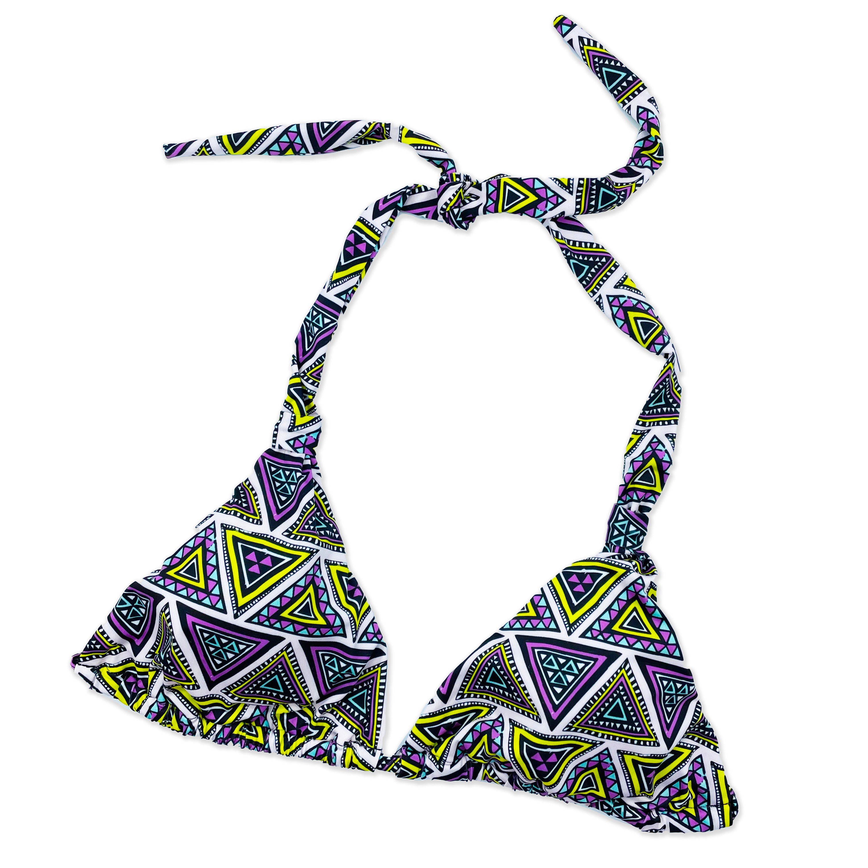 Top Triangolo - Mosaico rosa