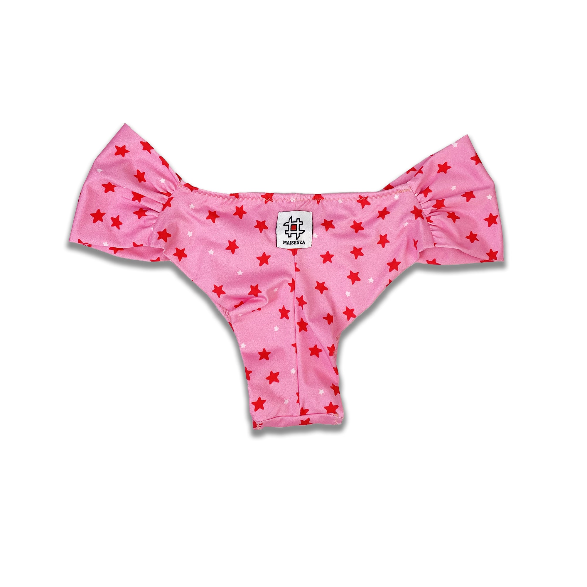 Monokini Fascia - Stelle rosa
