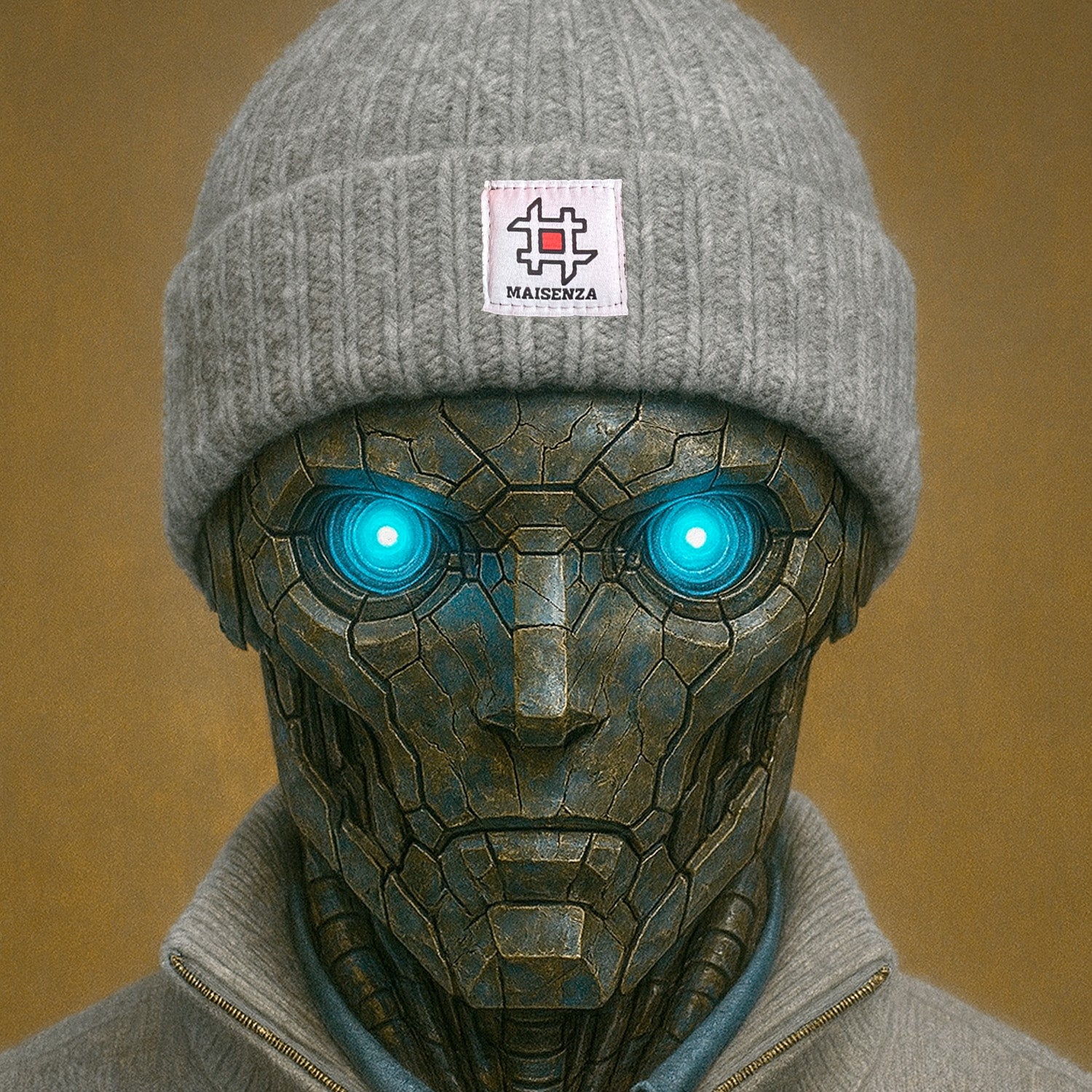 Cappello di lana Cozy Beanie Maisenza # - Grigio