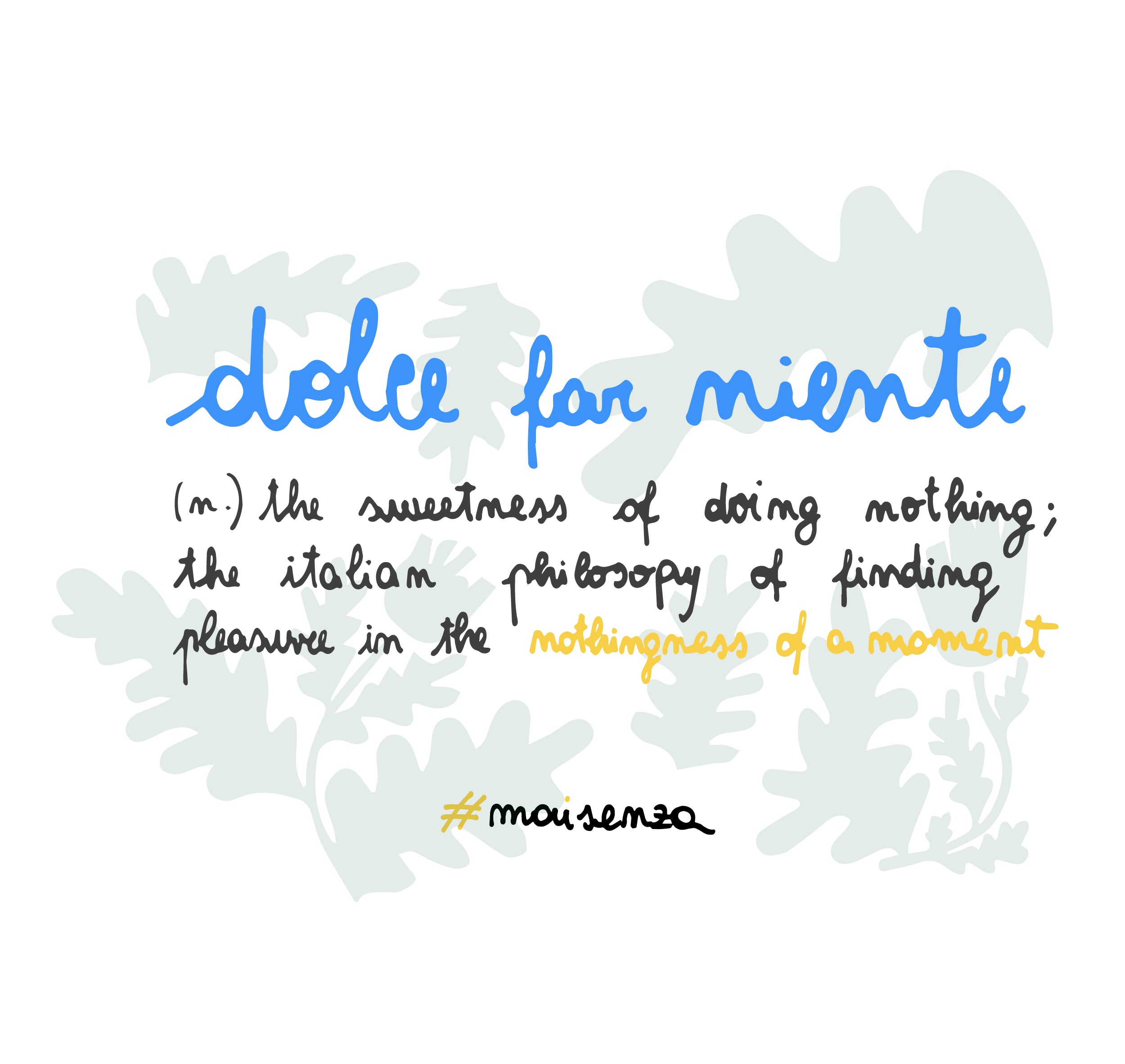 T-shirt La Dolce Vita - Dolce far niente