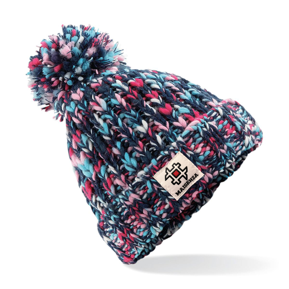 Cappello di lana POM POM Twister - Candy Twist