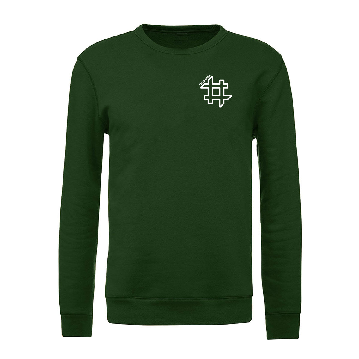 Felpa girocollo Uomo FDM Crewneck - Verde bottiglia