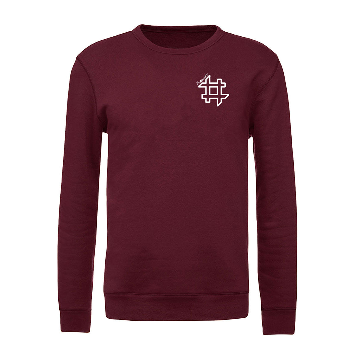 Felpa girocollo Uomo FDM Crewneck - Burgundy