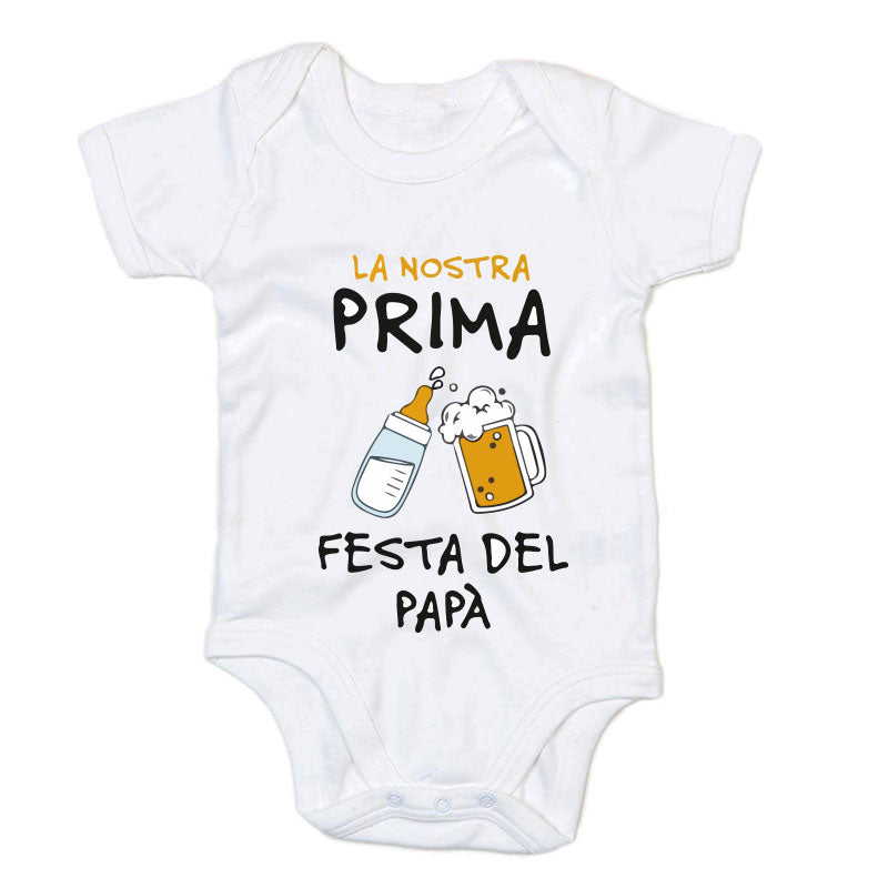 Body neonato con stampa - Prima festa del papà