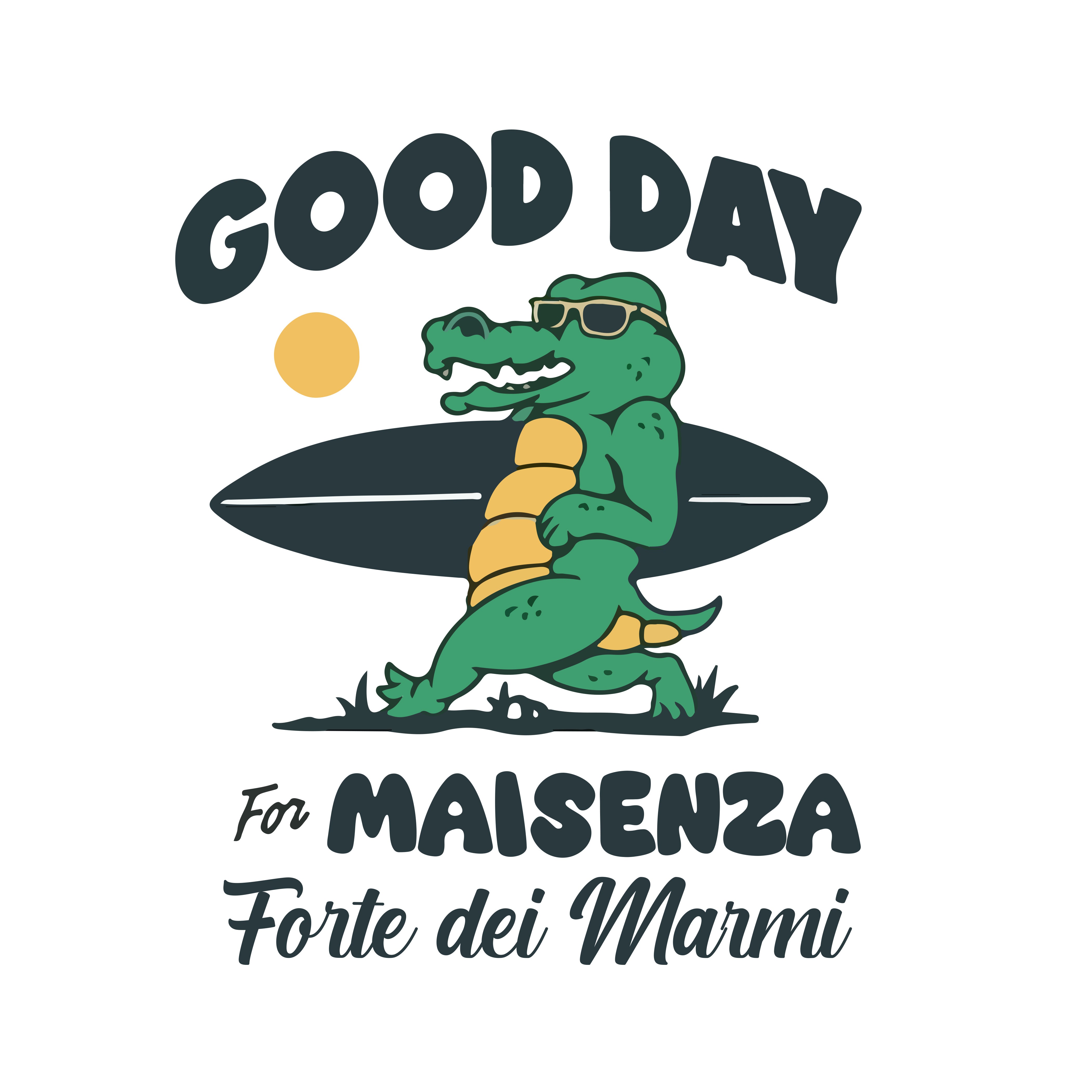 T-shirt Maisenza # Uomo Good Day - ruggine