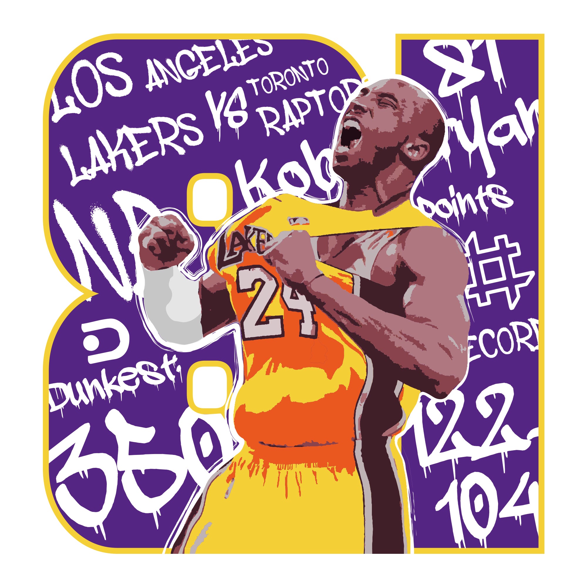 #Maisenza x Dunkest - T-Shirt - Kobe 81