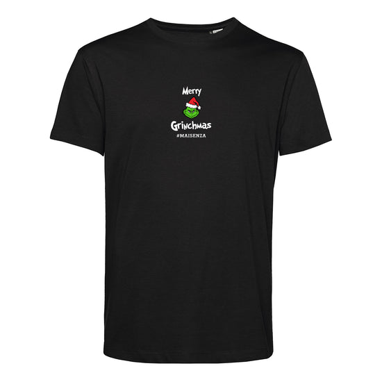 T-shirt organica Uomo Grinch - Nero