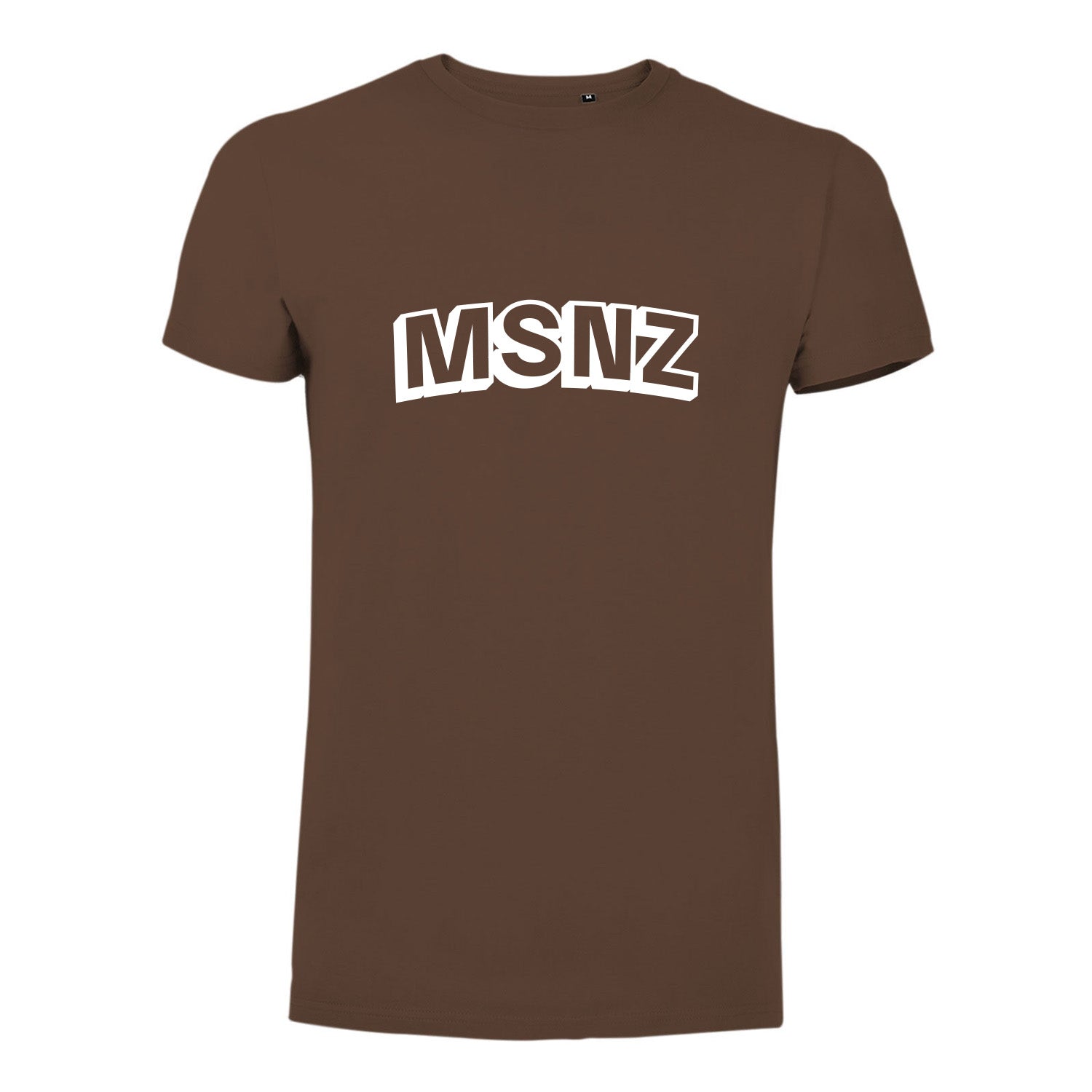 T-shirt organica Uomo - MSNZ Chocolate