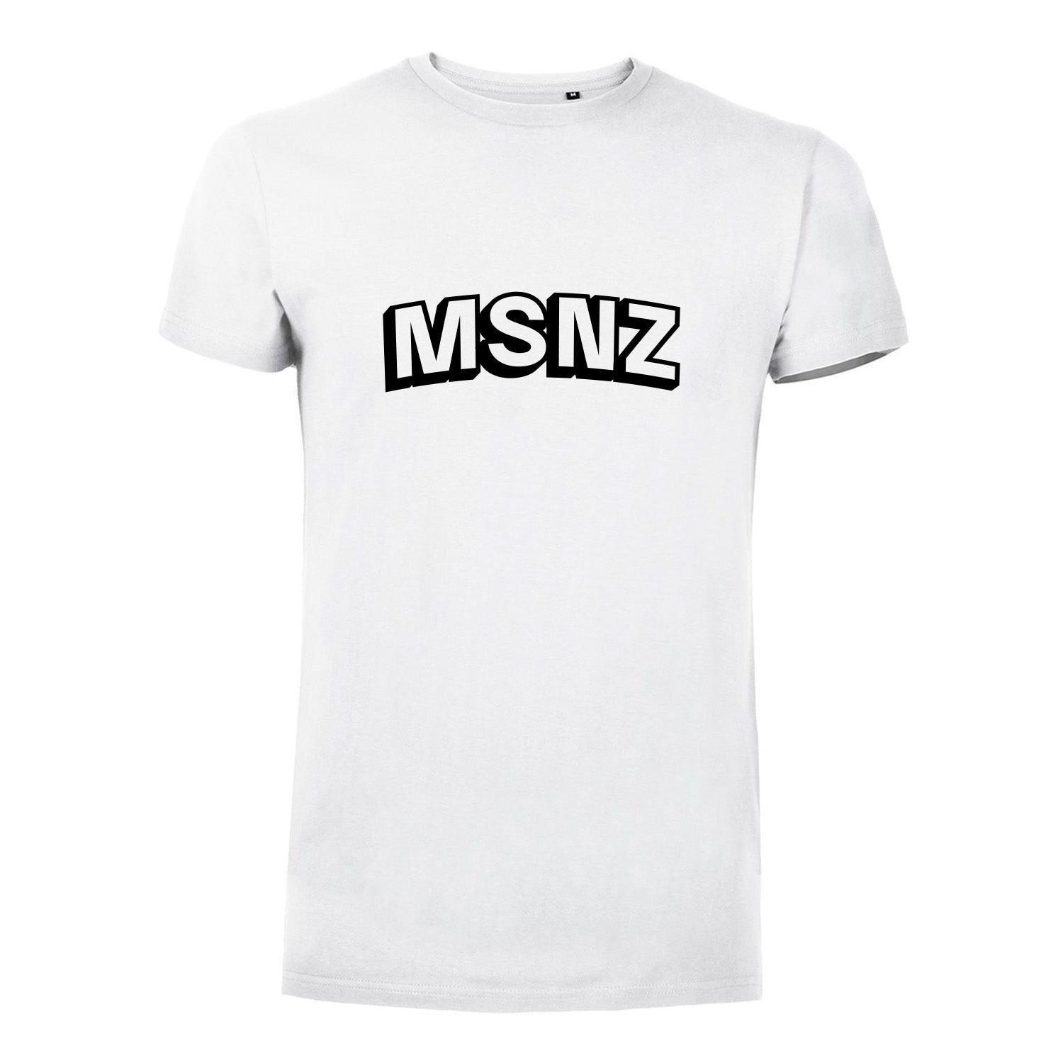 T-shirt organica Uomo - MSNZ Bianca