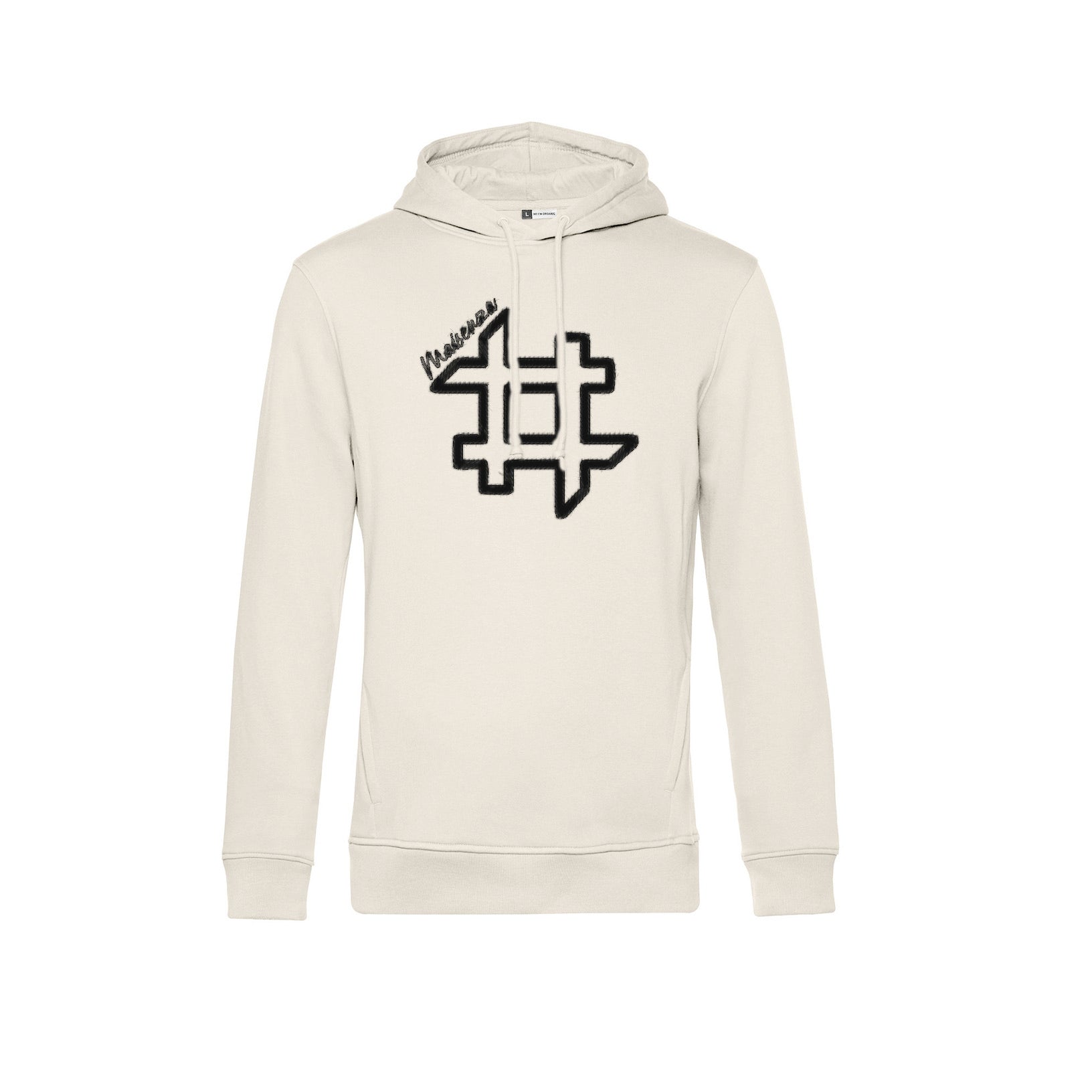 Felpa con cappuccio Organic Hoodie Uomo - Off White