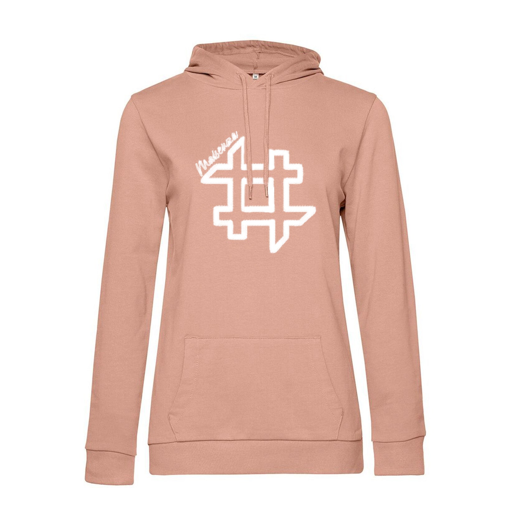 Felpa con cappuccio Organic Hoodie Donna - Rose & White