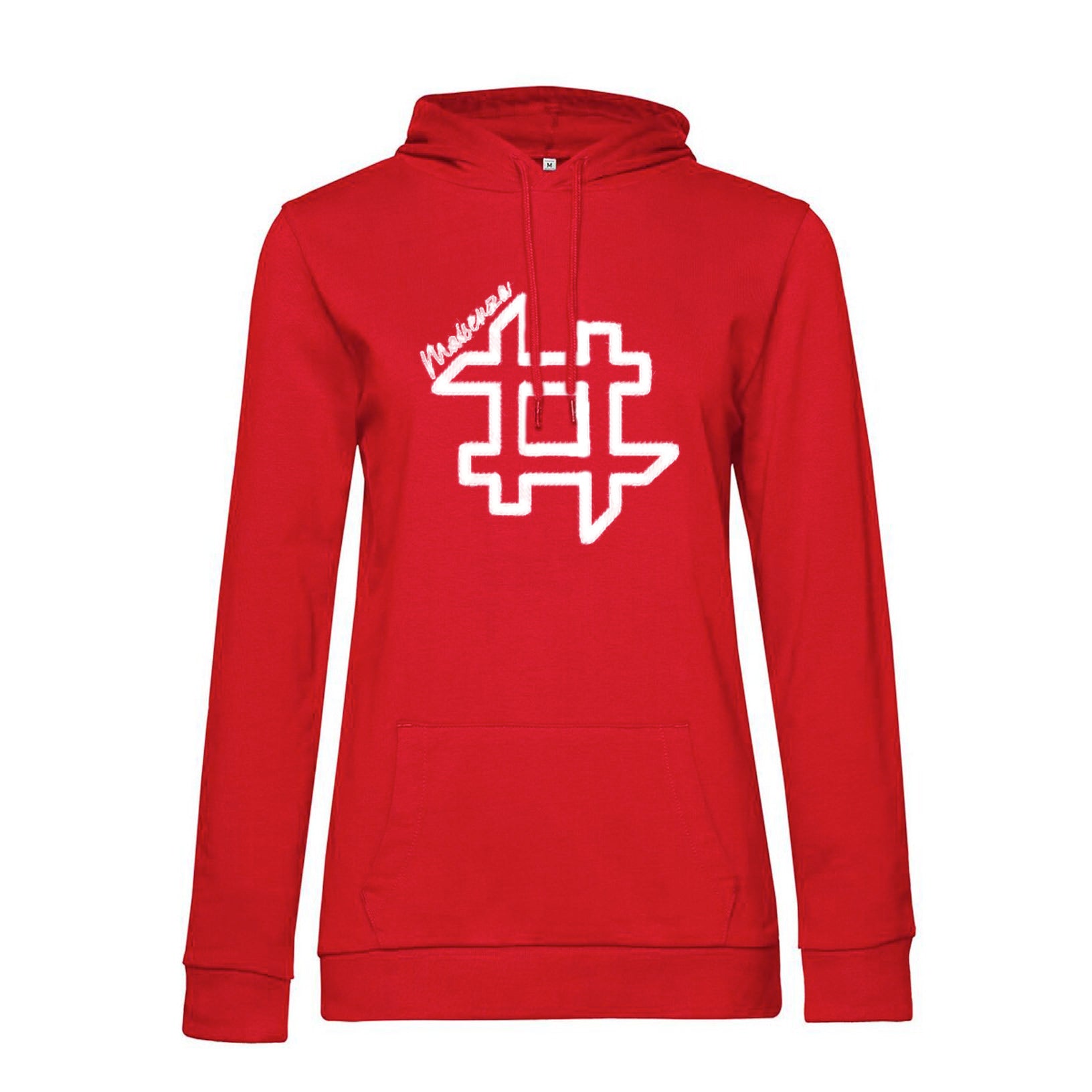 Felpa con cappuccio Organic Hoodie Donna - Rosso
