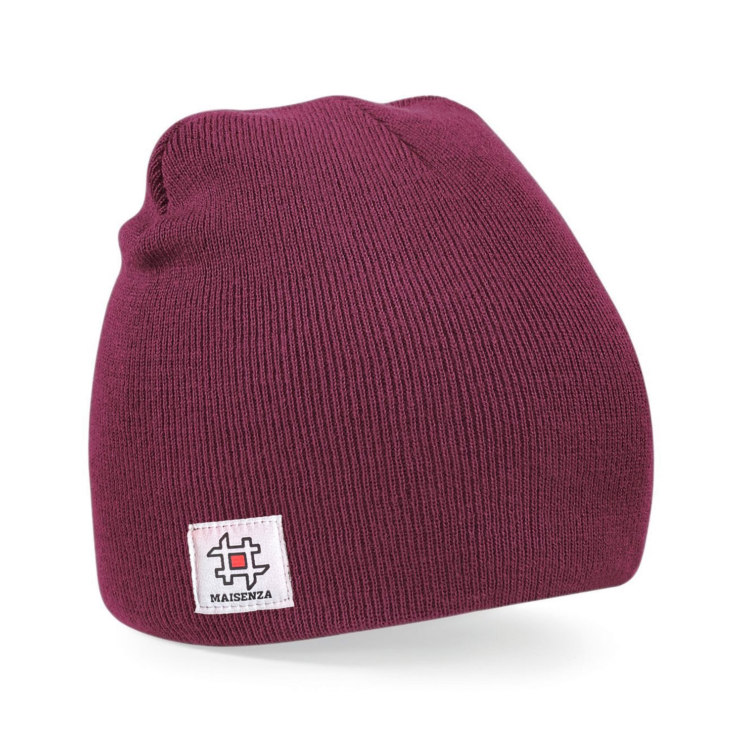 Cappello di lana Pull-On Beanie Maisenza # - Burgundy