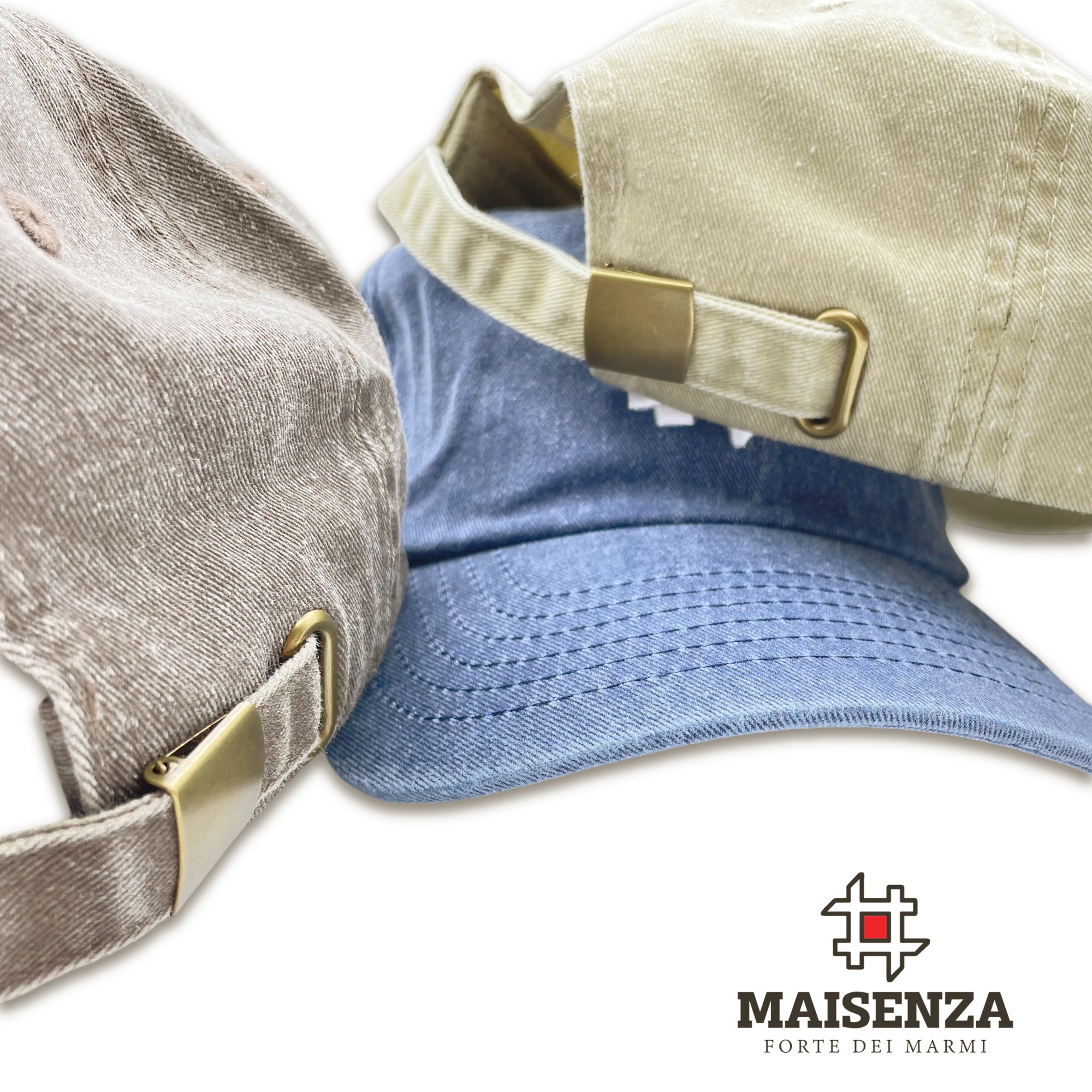 Cappello con visiera - vintage stone