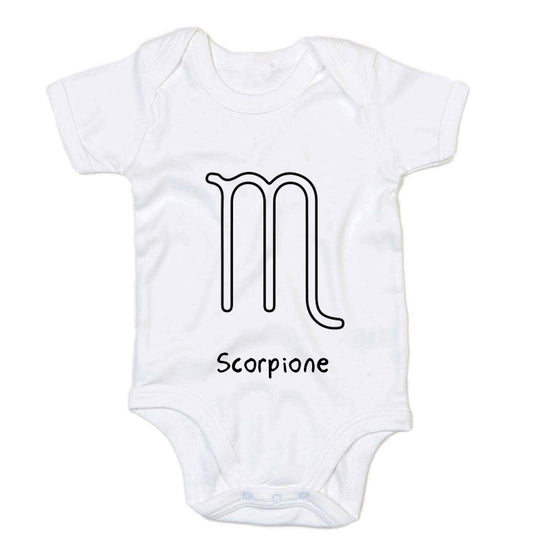 Body neonato con stampa Zodiaco - Scorpione