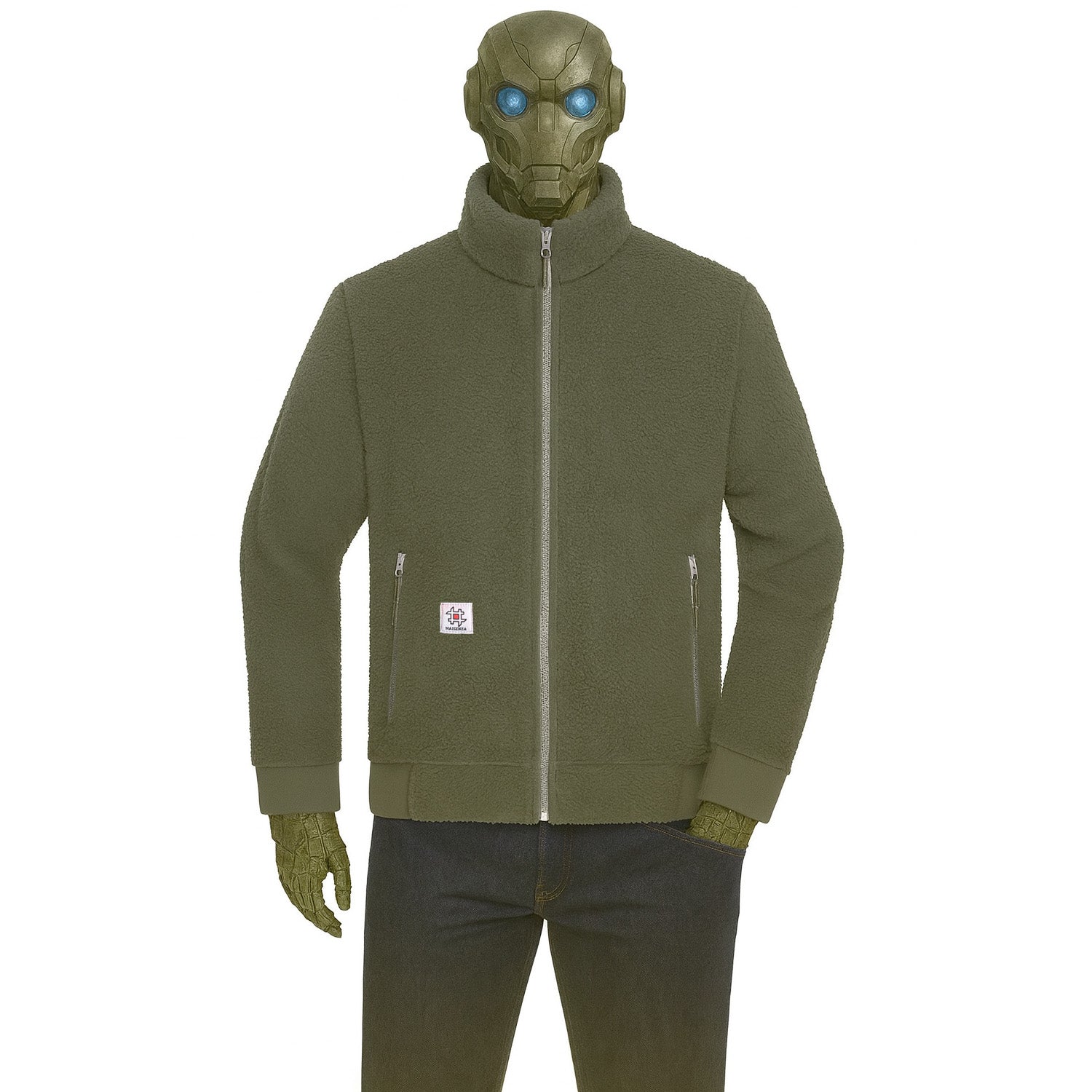 Orsetto in pile Sherpa - Verde scuro