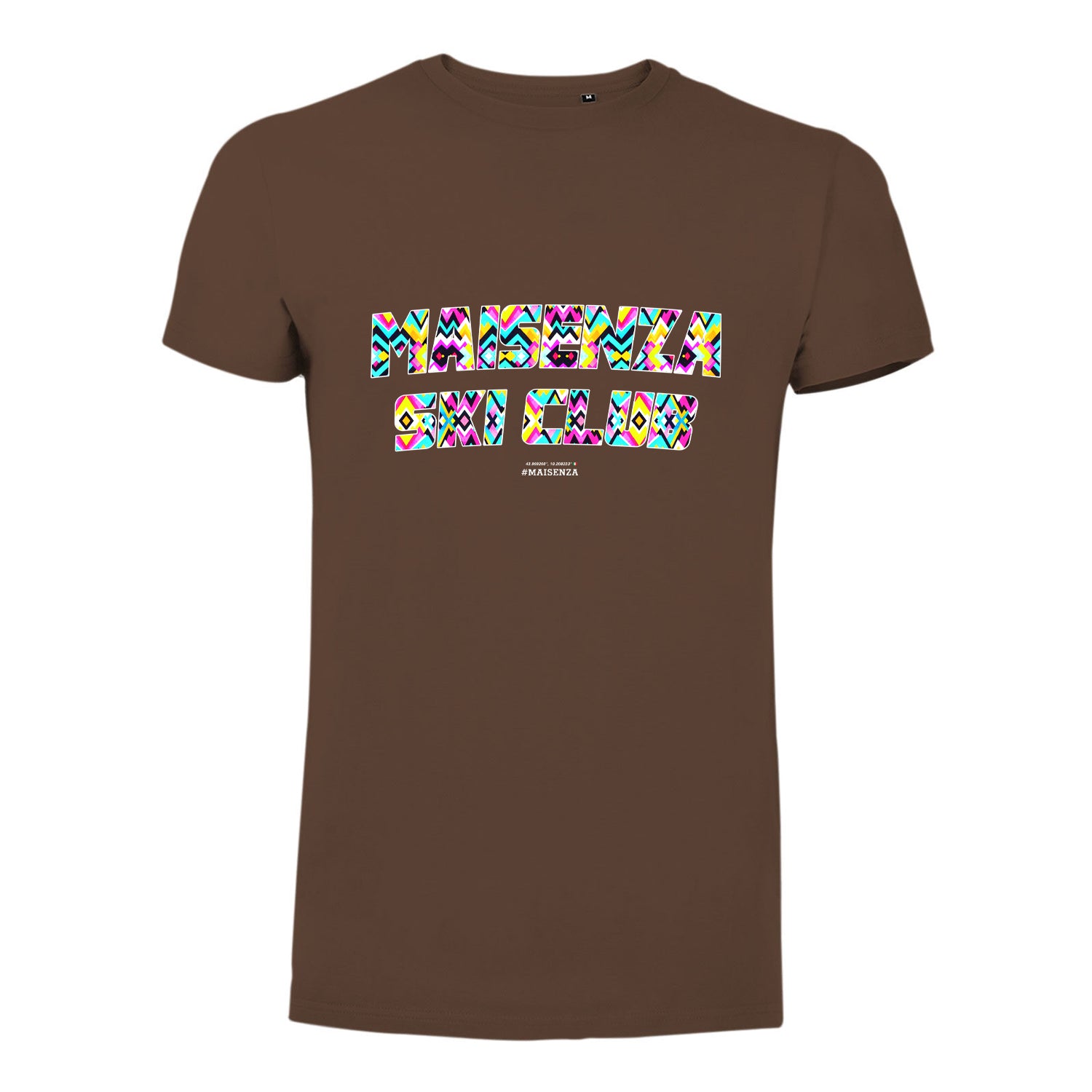 T-shirt Maisenza # Ski Club Tee - Cioccolata
