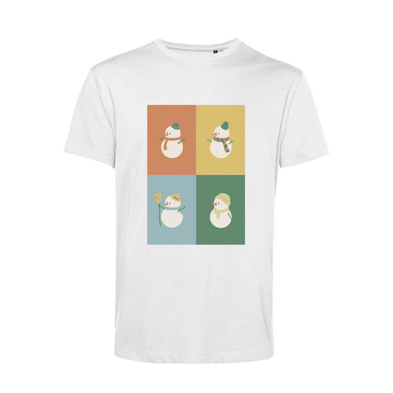 T-Shirt Stampata Natalizia - Snowman