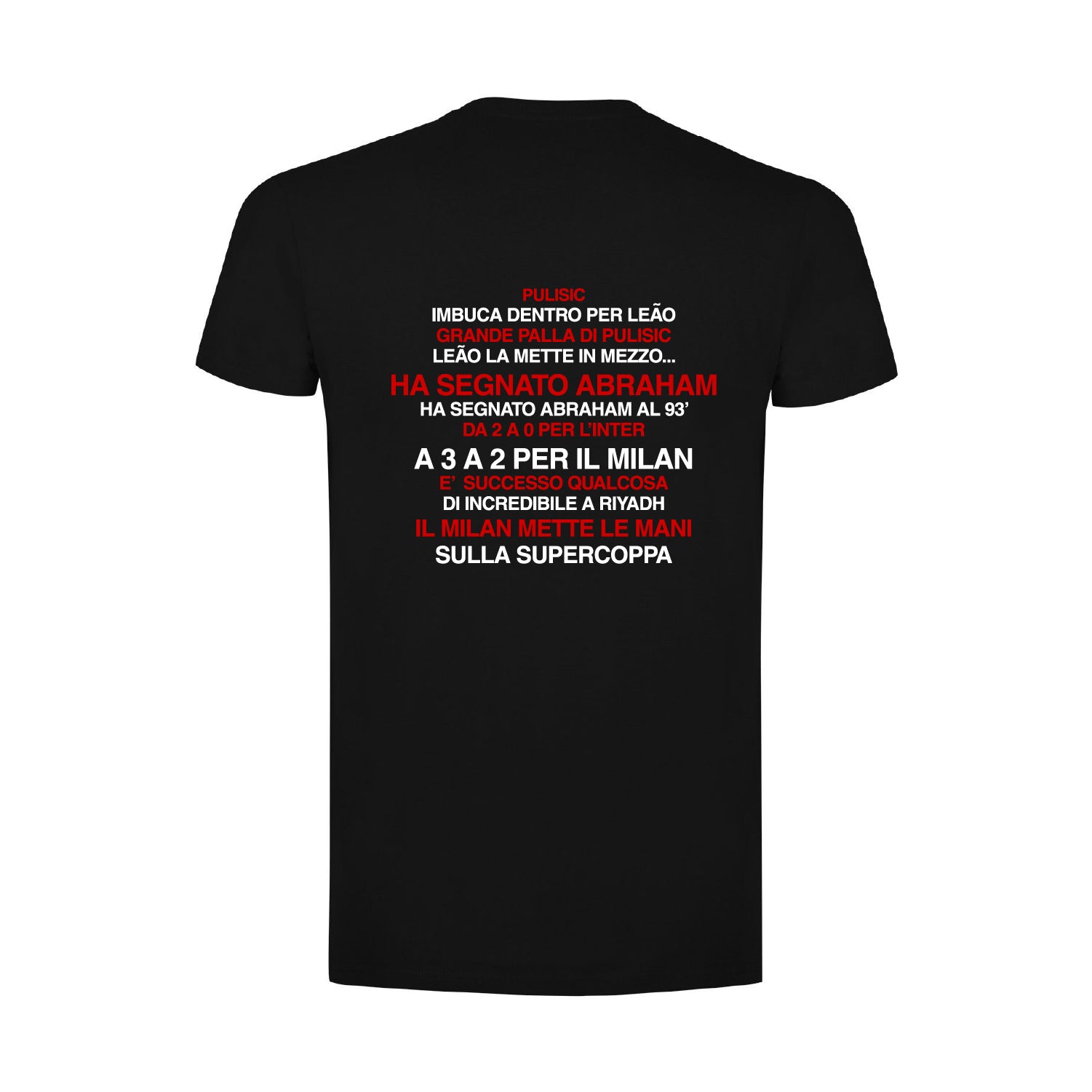 T-shirt maniche corte Supercoppa Conceição