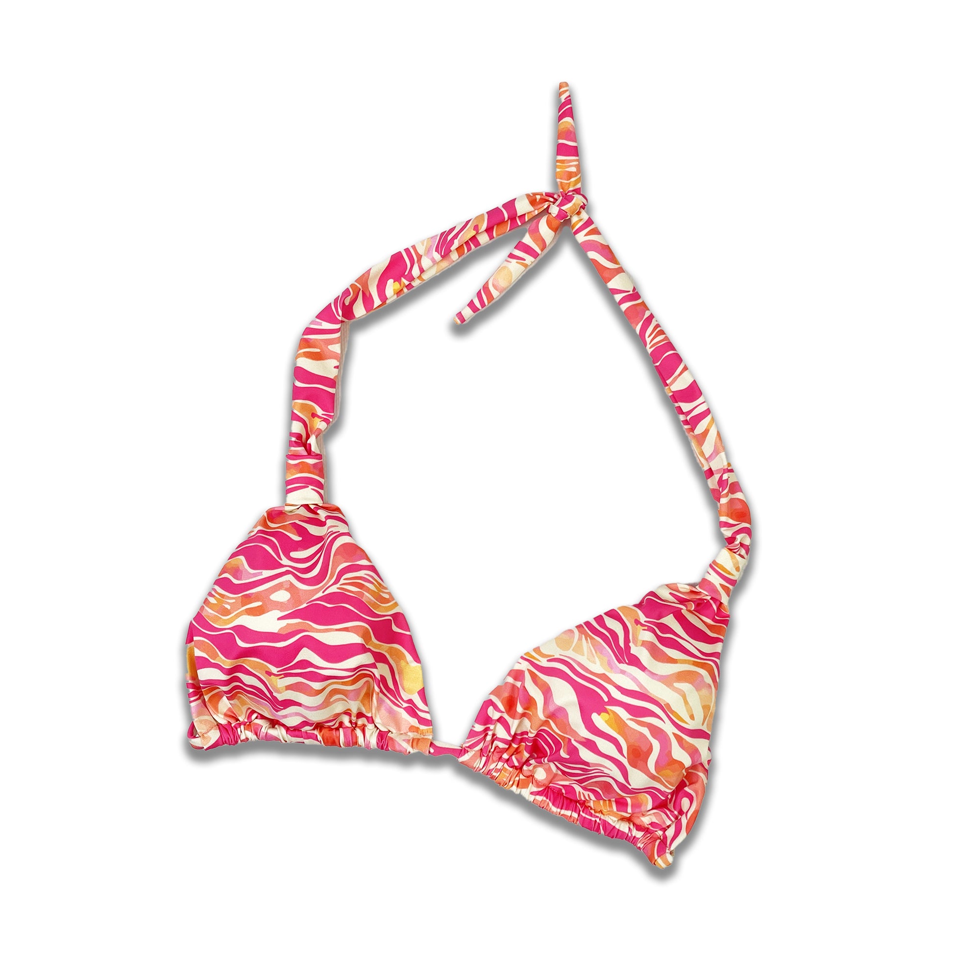 Top Triangolo - Waves rosa