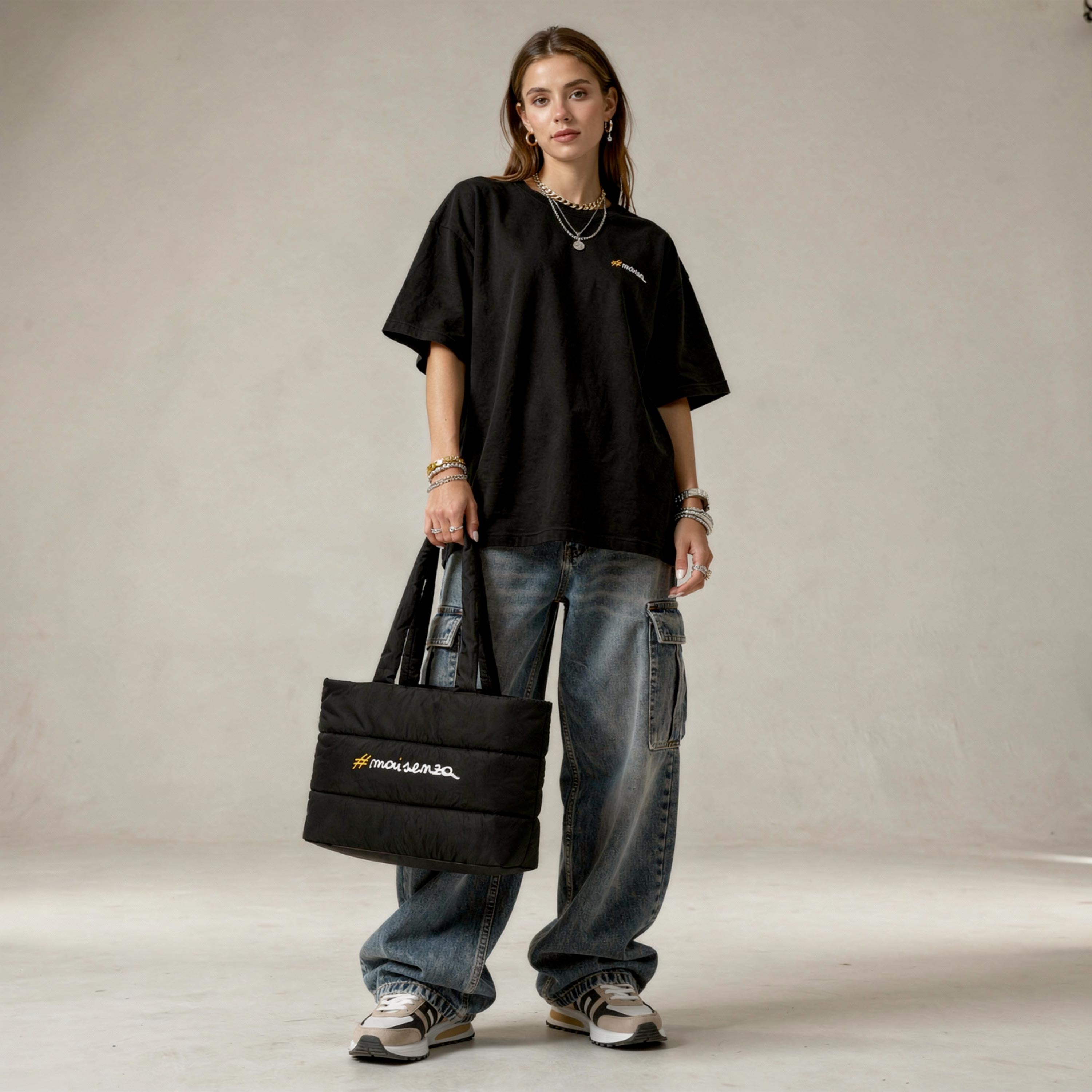 Tote bag trapuntata Maisenza #