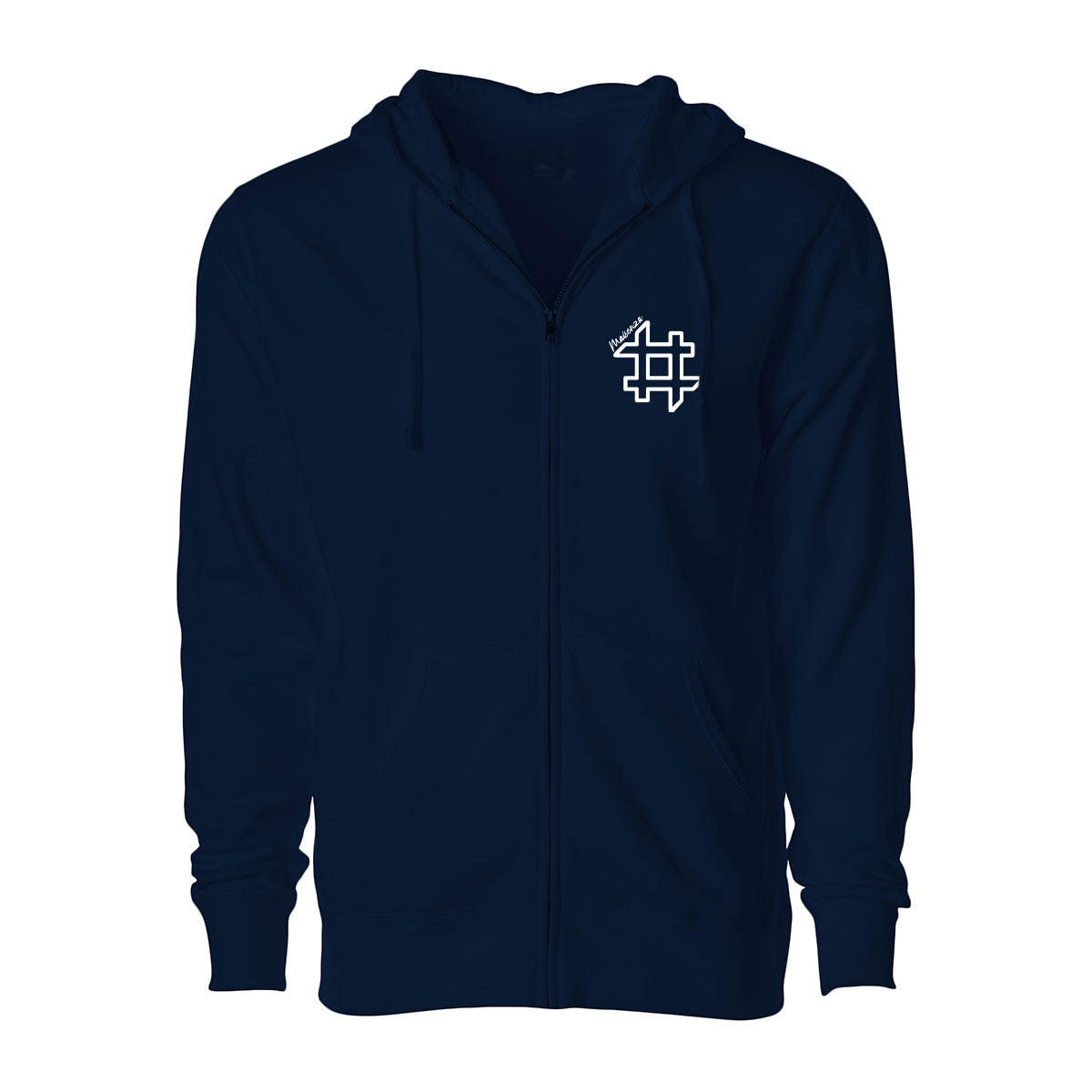 Felpa zip con cappuccio FDM Uomo - Navy