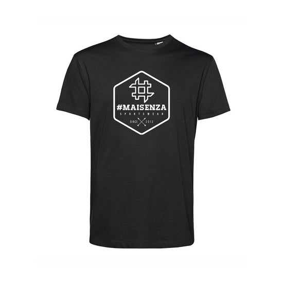 T-shirt organica Box Logo Black - Uomo