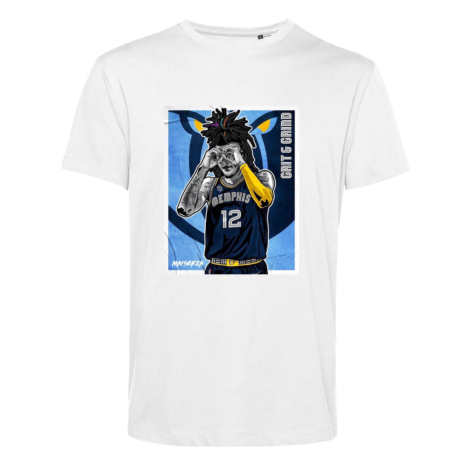 T-shirt organica Ja Morant White - Uomo