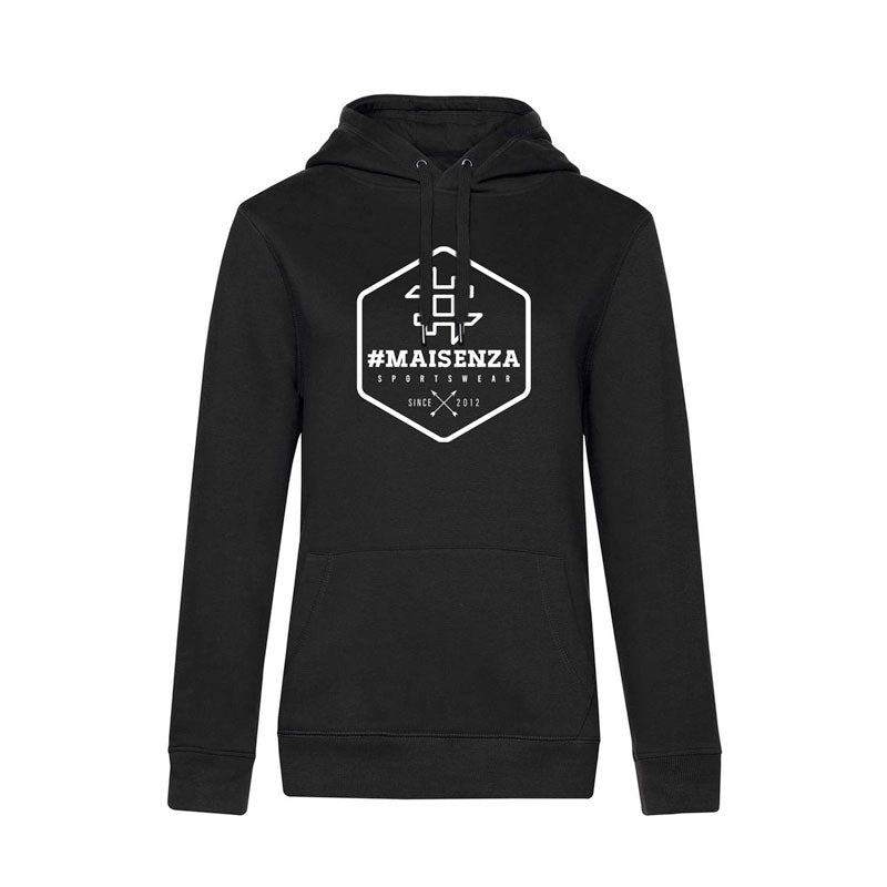 Felpa con cappuccio Box Logo Donna - Black