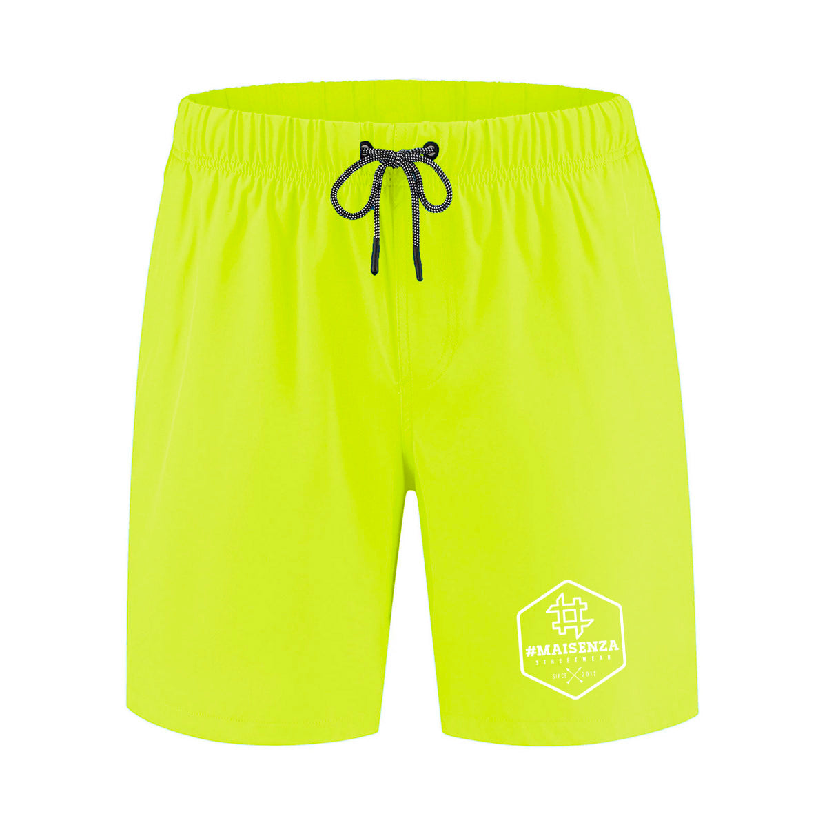 Costume Mare Uomo tessuto riciclato - Giallo Fluo