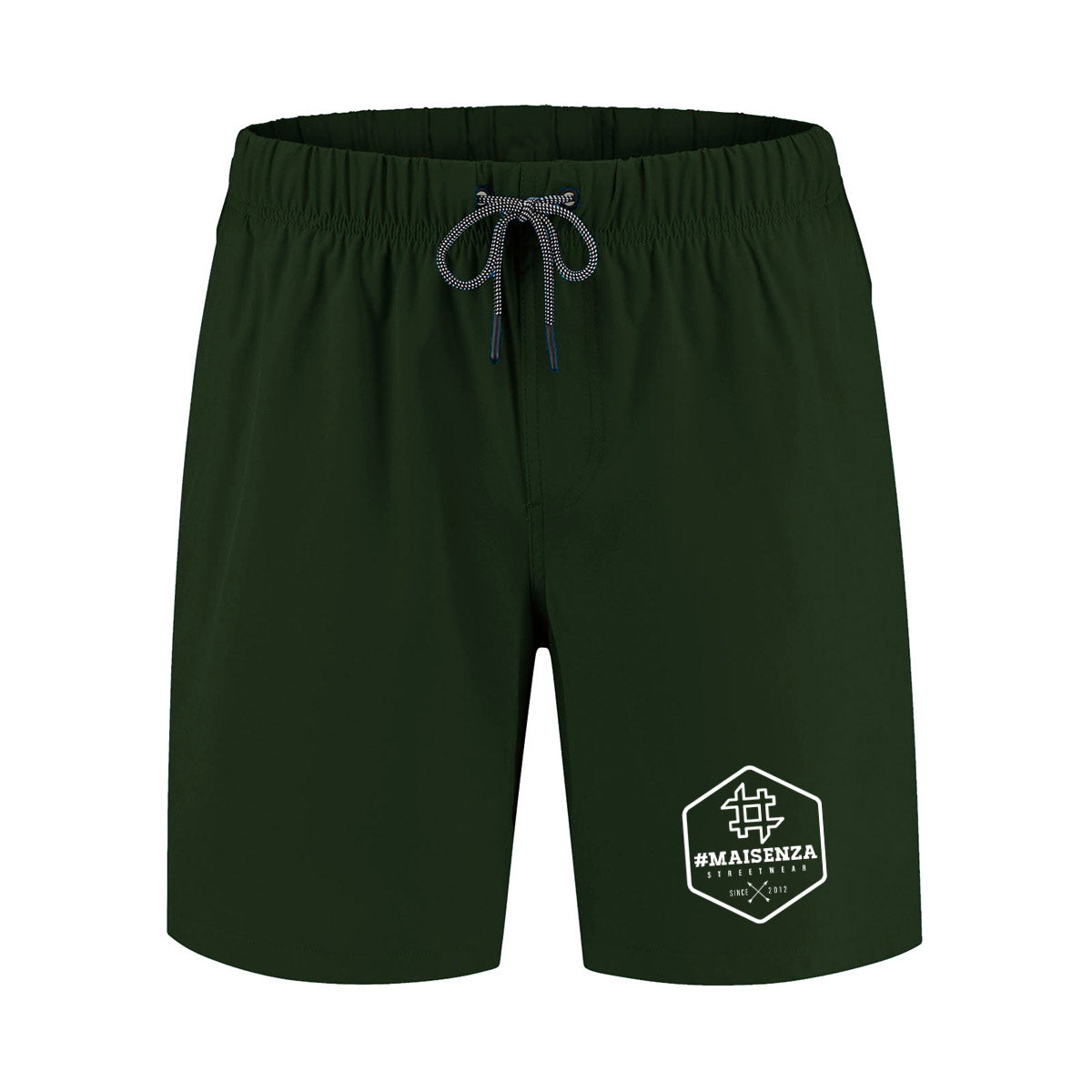 Costume Mare Uomo tessuto riciclato - Oliva