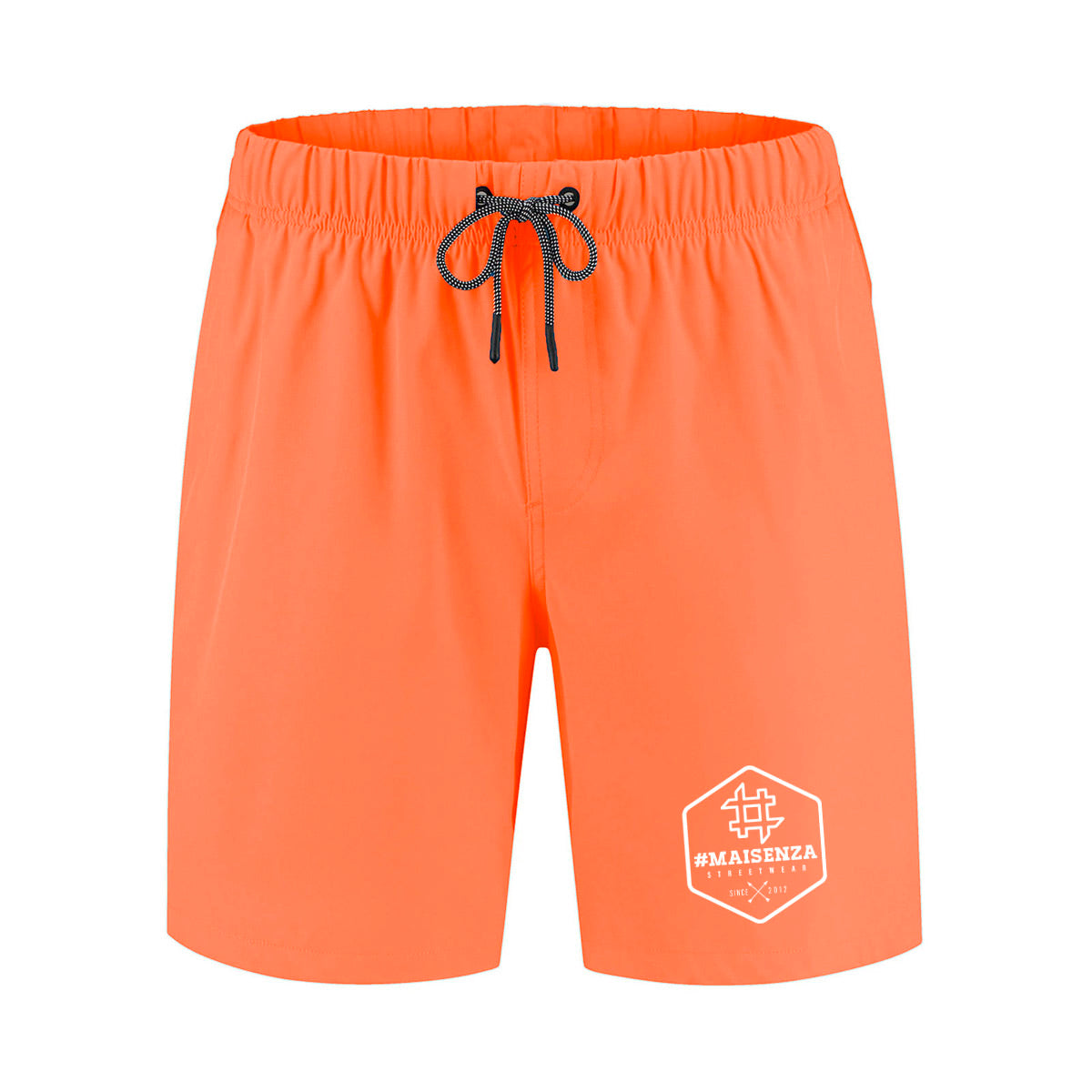 Costume Mare Uomo tessuto riciclato - Arancio fluo