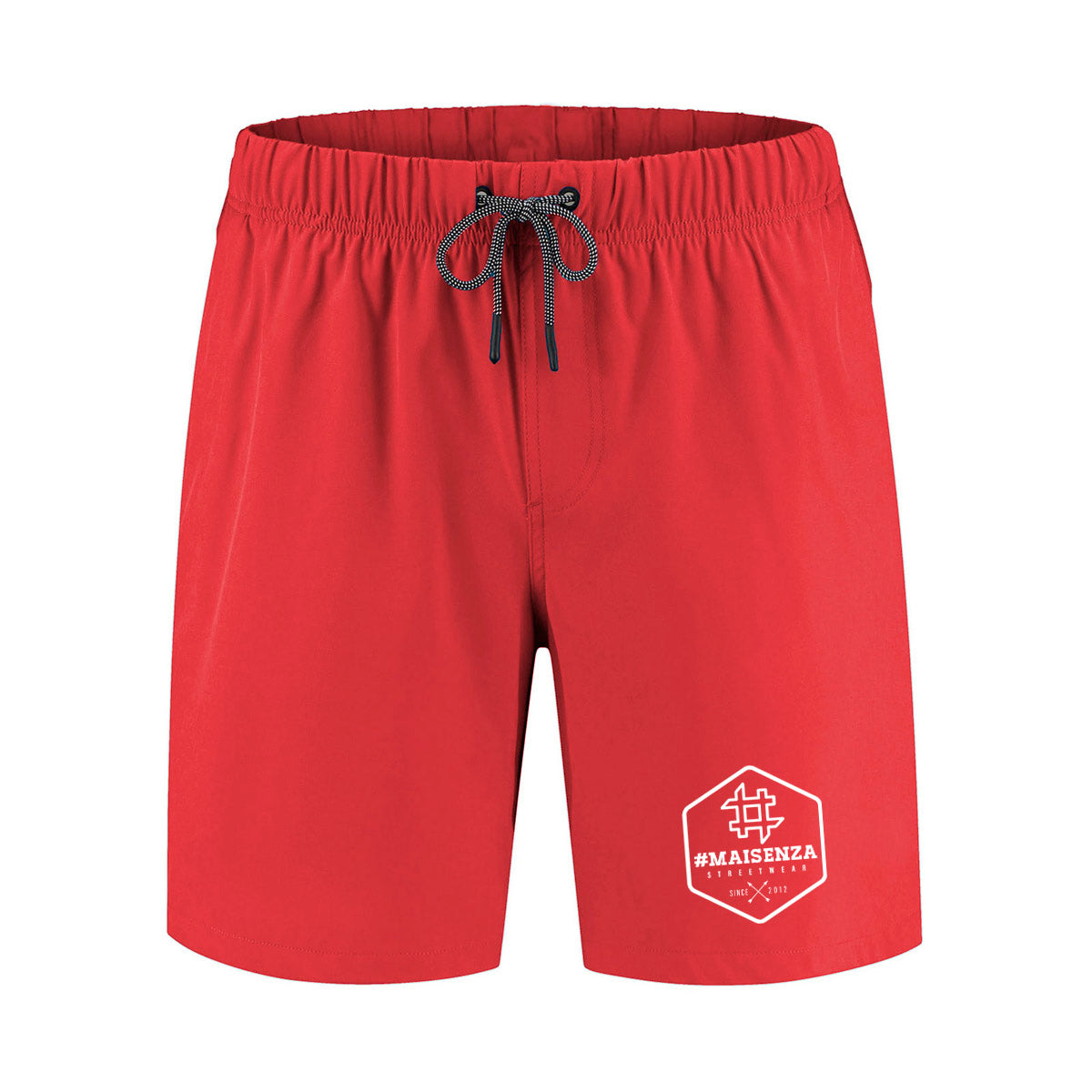 Costume Mare Uomo tessuto riciclato - Rosso