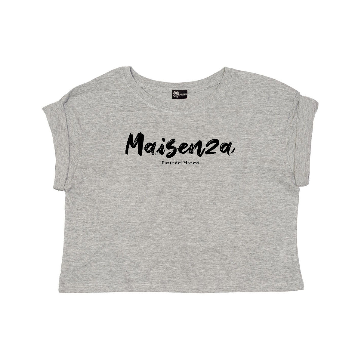 T-shirt cropped Cotton FDM - Grey