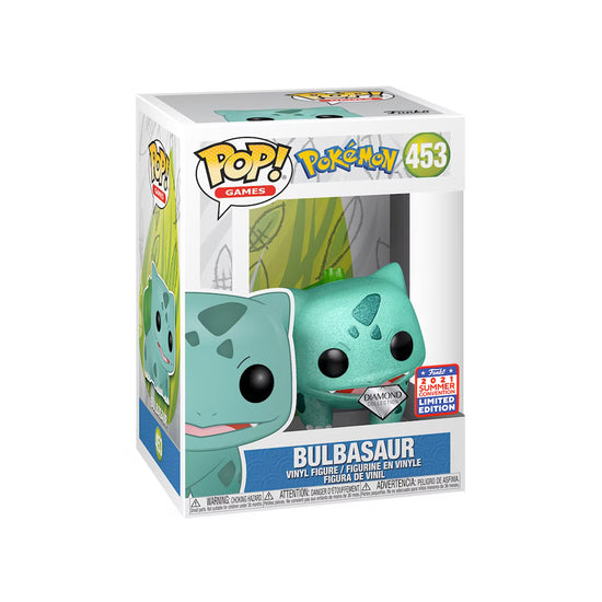 Funko Pop! Games Pokemon Bulbasaur Diamond Collection 2021 Summer Convention Limited Edition Figure 