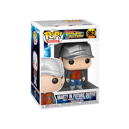 Funko Pop! Movies Back To The Future Marty In Future Outfit Figure 