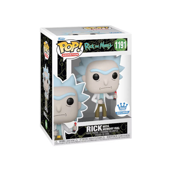 Funko Pop! Animation Rick and Morty Rick with Memory Vial Funko Shop Exclusive Figure 
