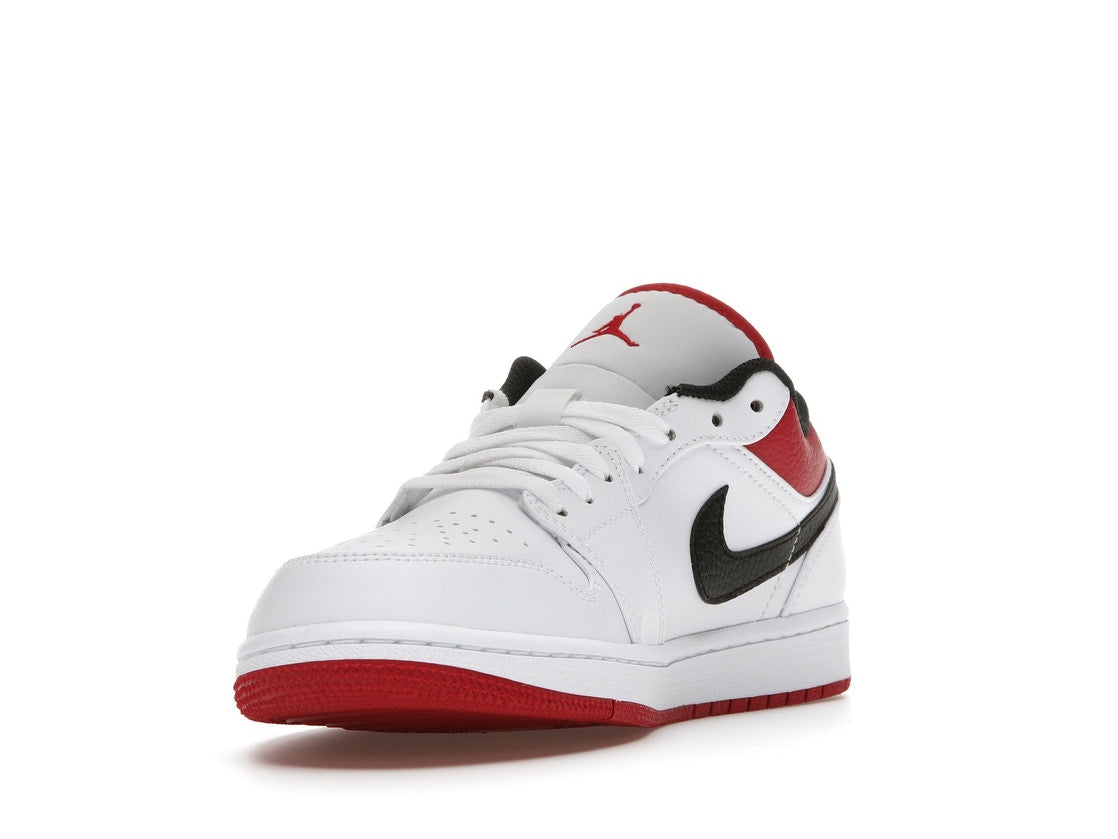 Jordan 1 Low White University Red Black