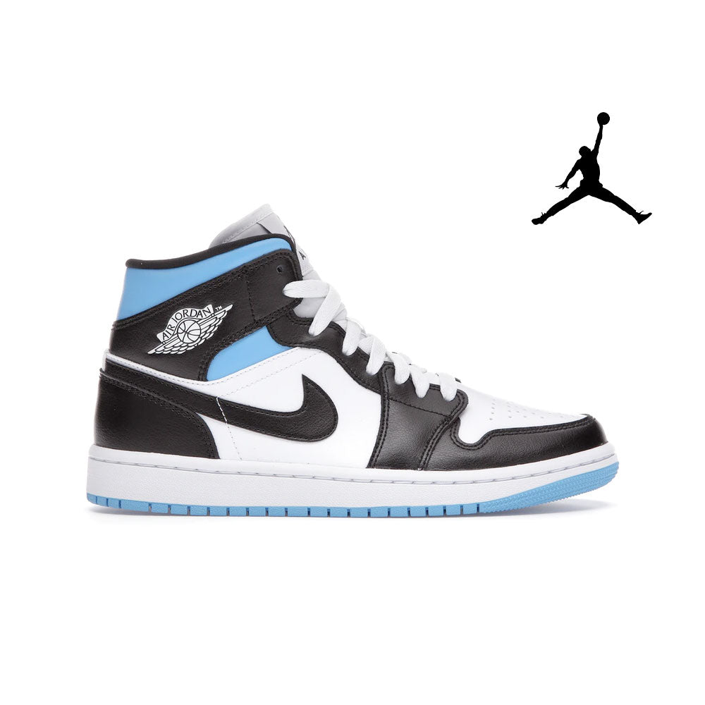 Jordan 1 Mid University Black White (W)